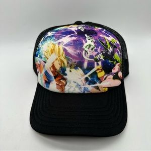 Dragon Ball Z Fighter Game DBZ Trucker Cap Hat Goku Vegeta Buu Frieza Cell Gohan